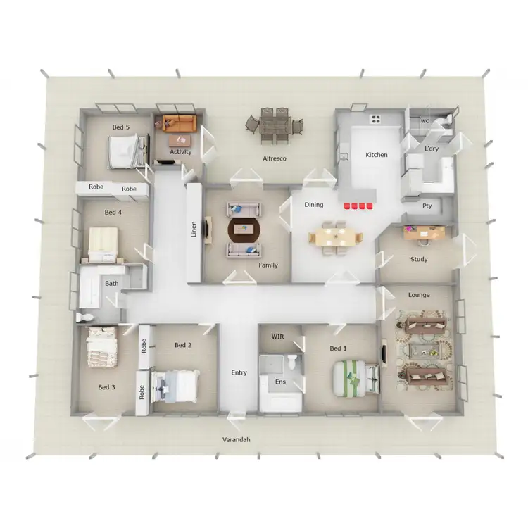 Floorplan of Homely house listing, 6 Sewell Street, Bedfordale WA 6112