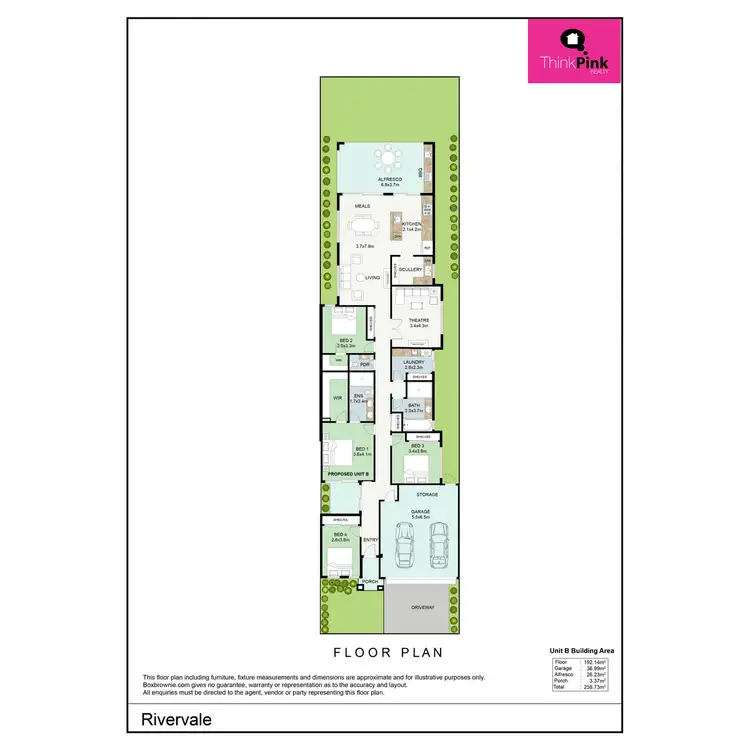 Floorplan of Homely house listing, 135B Toorak Road, Rivervale WA 6103