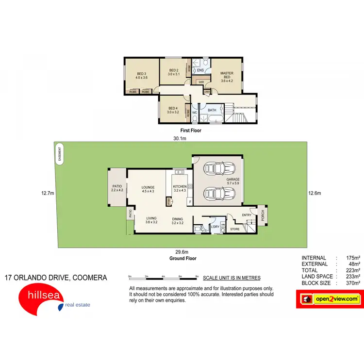 Floorplan of Homely house listing, 17 Orlando Drive, Coomera QLD 4209