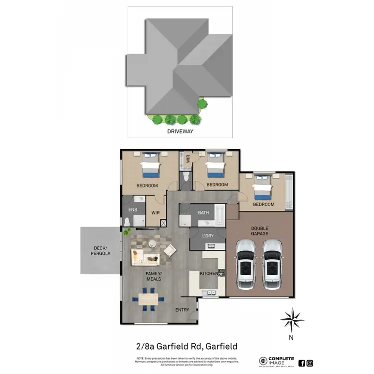 Floorplan of Homely house listing, 2/8A Garfield Road, Garfield VIC 3814