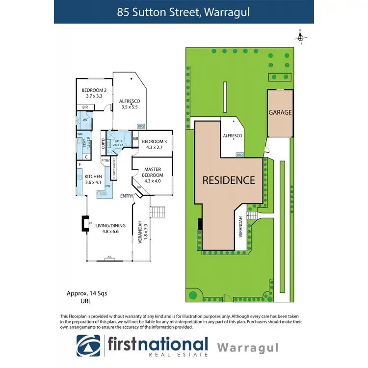 Floorplan of Homely house listing, 85 Sutton Street, Warragul VIC 3820