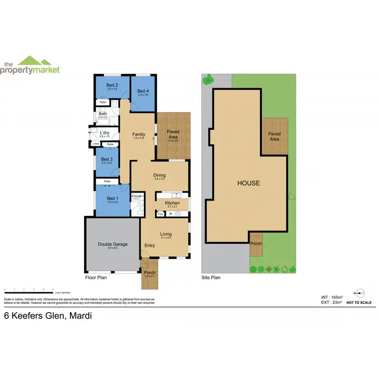 Floorplan of Homely house listing, 6 Keefers Glen, Mardi NSW 2259