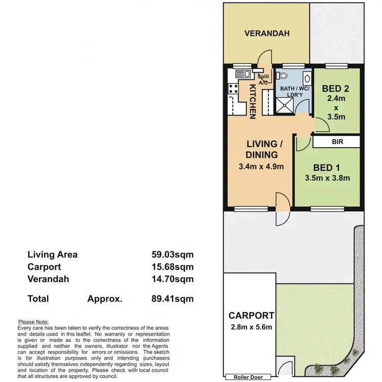 Floorplan of Homely unit listing, 3/32 Salisbury Highway, Salisbury SA 5108