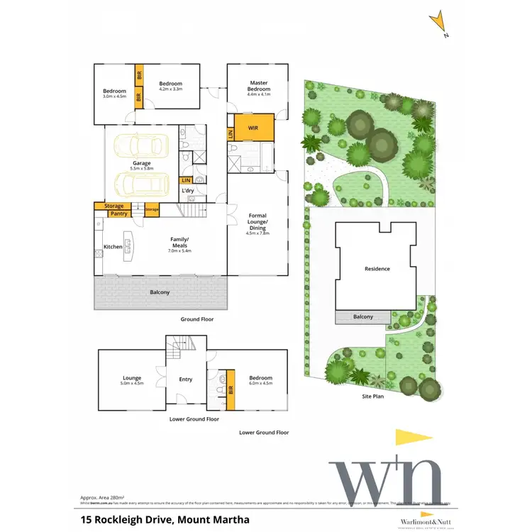 Floorplan of Homely house listing, 15 Rockleigh Drive, Mount Martha VIC 3934