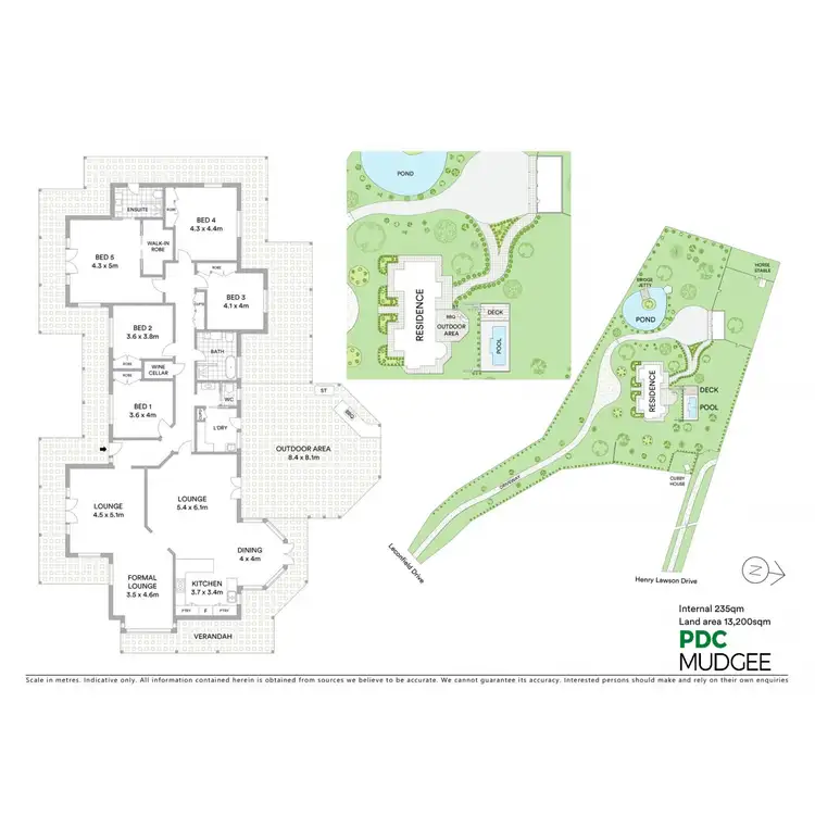 Floorplan of Homely house listing, 43a Leconfield Drive, Mudgee NSW 2850