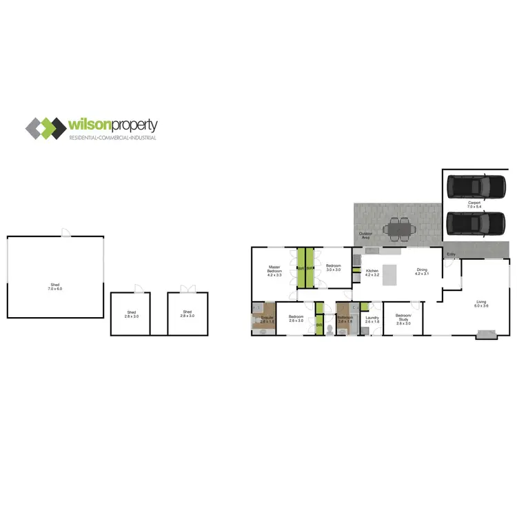 Floorplan of Homely house listing, 2 Crofters Place, Traralgon VIC 3844