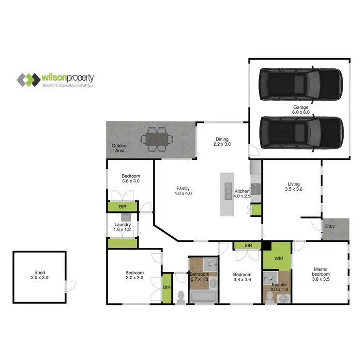 Floorplan of Homely house listing, 11 Ashleigh Place, Traralgon VIC 3844