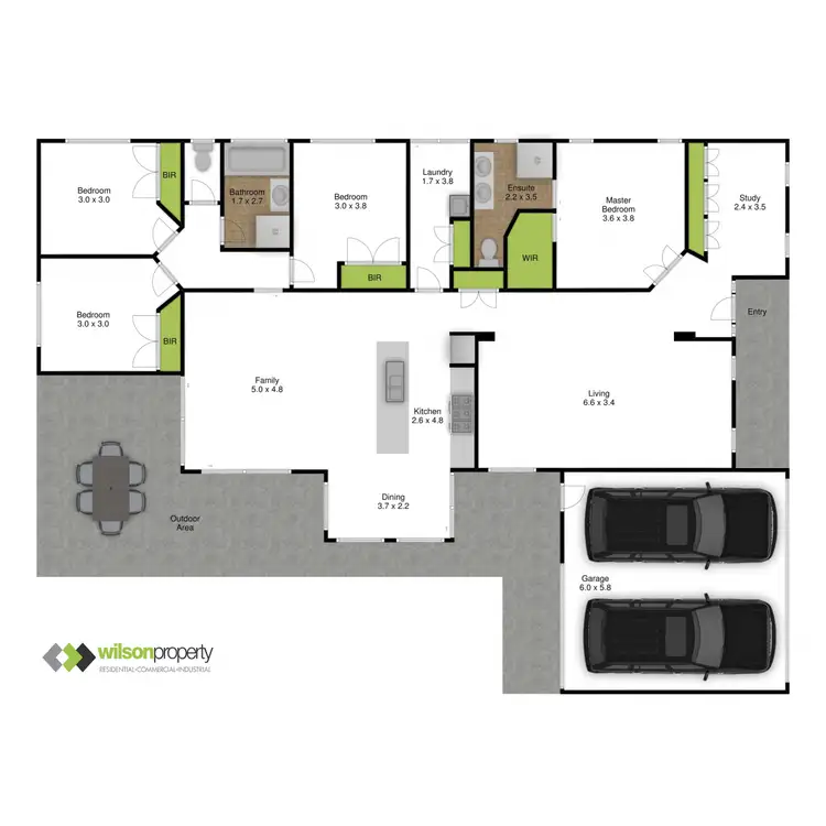 Floorplan of Homely house listing, 4 Duxbury Drive, Traralgon VIC 3844