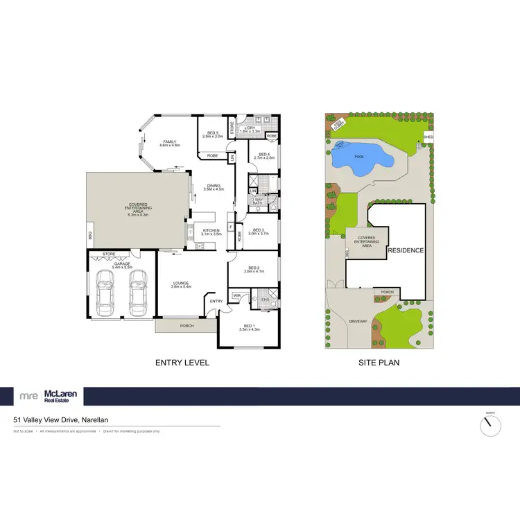 Floorplan of Homely house listing, 51 Valley View Drive, Narellan NSW 2567