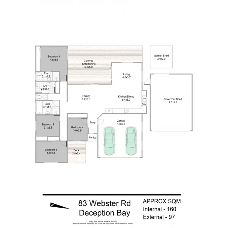 Floorplan of Homely house listing, 83 Webster Road, Deception Bay QLD 4508