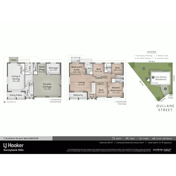 Floorplan of Homely house listing, 7 Gullane Street, Macgregor QLD 4109
