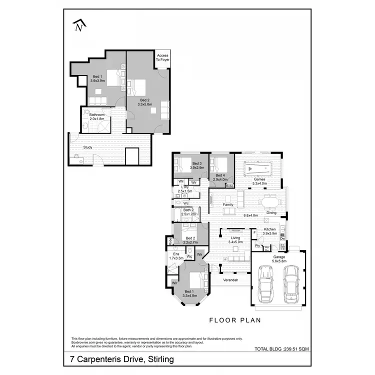Floorplan of Homely house listing, 7 Carpenteria Drive, Stirling WA 6021