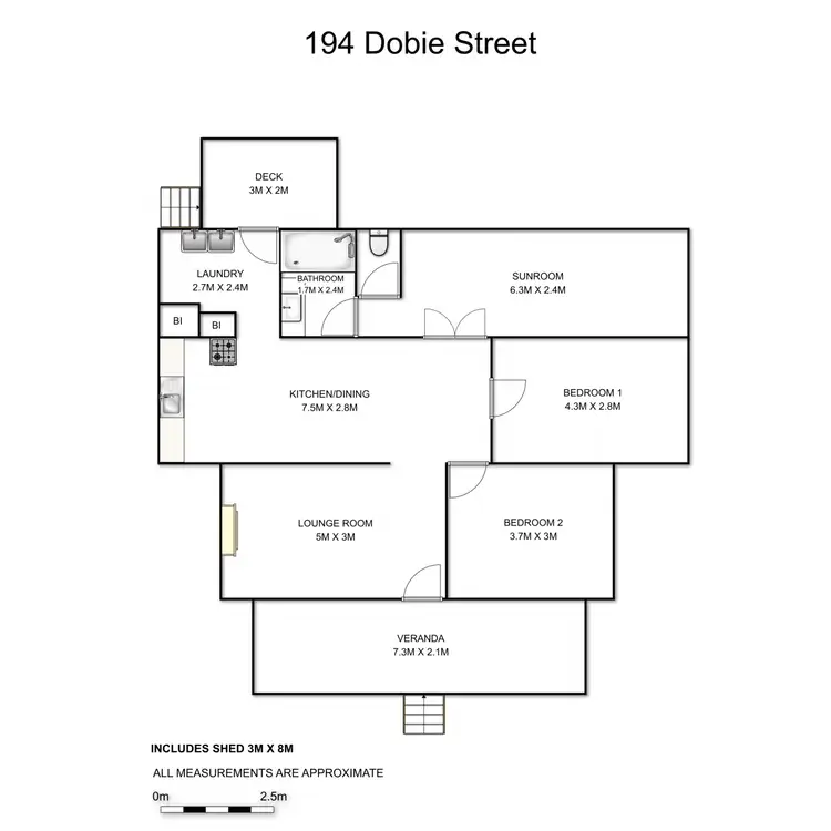 Floorplan of Homely house listing, 194 Dobie Street, Grafton NSW 2460