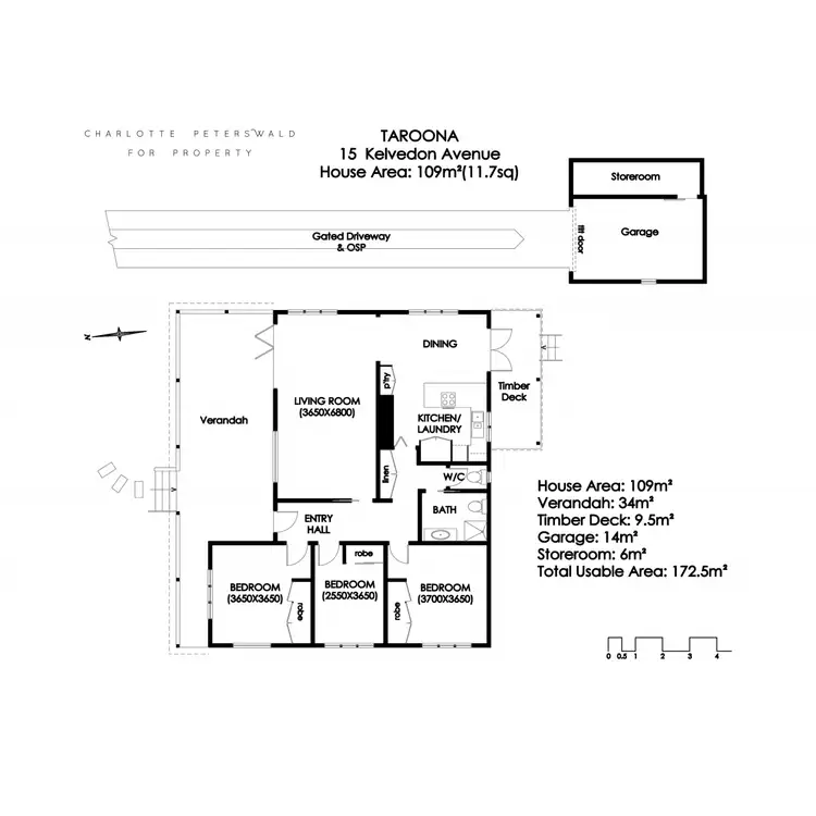 Floorplan of Homely house listing, 15 Kelvedon Avenue, Taroona TAS 7053
