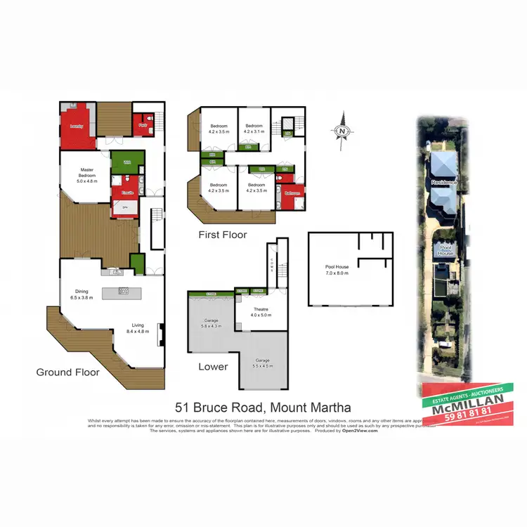 Floorplan of Homely house listing, 51 Bruce Road, Mount Martha VIC 3934
