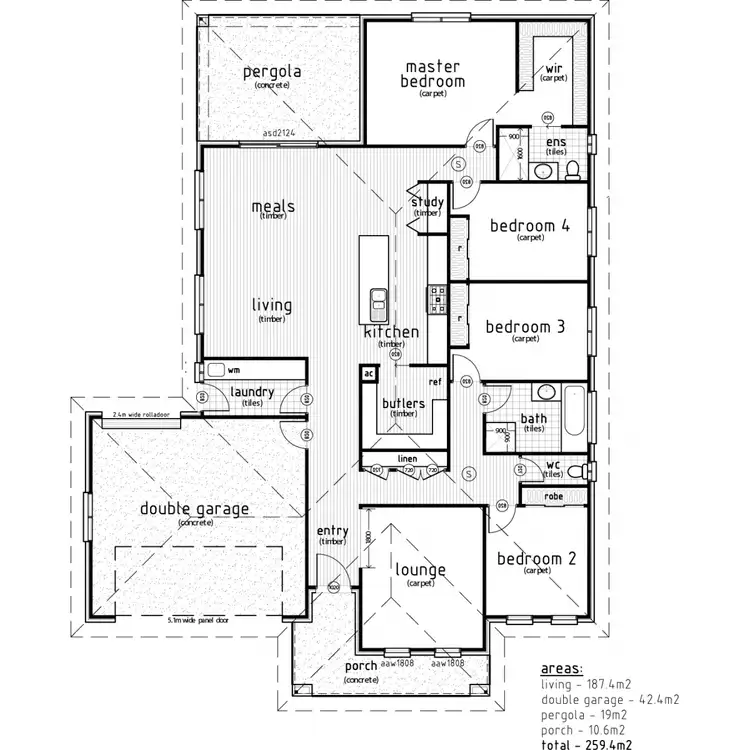 Floorplan of Homely house listing, 29 Gasnier Loop, Boorooma NSW 2650