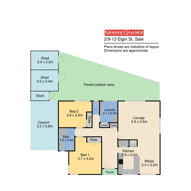Floorplan of Homely townhouse listing, 2/9 - 13 Elgin Street, Sale VIC 3850