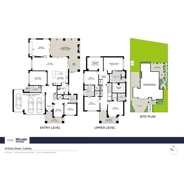 Floorplan of Homely house listing, 49 Eliza Street, Cobbitty NSW 2570
