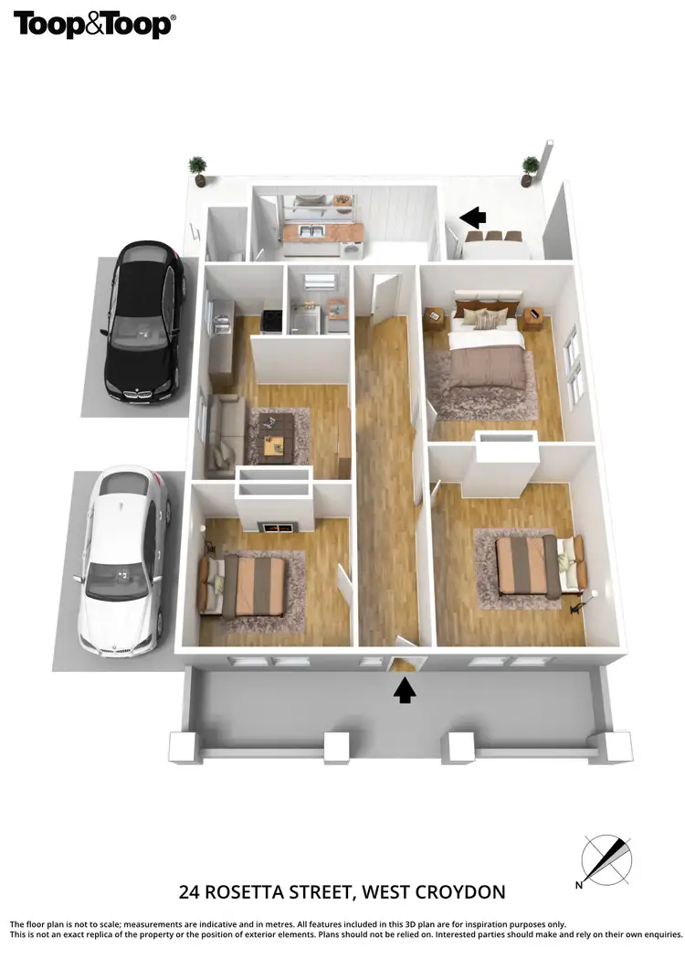Floorplan of Homely house listing, 24 Rosetta Street, West Croydon SA 5008