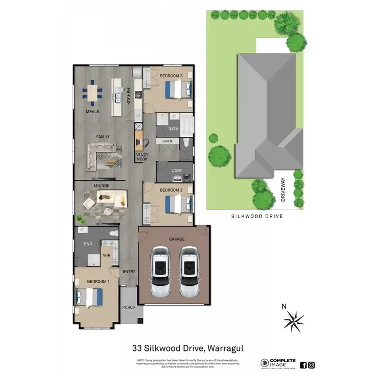Floorplan of Homely house listing, 33 Silkwood Drive, Warragul VIC 3820