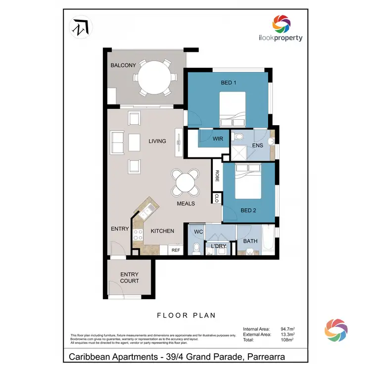 Floorplan of Homely unit listing, 39/4 Grand Parade, Kawana Island QLD 4575