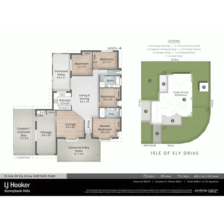 Floorplan of Homely house listing, 10 Isle of Ely Drive, Heritage Park QLD 4118