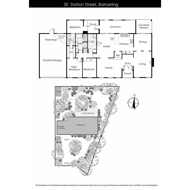 Floorplan of Homely house listing, 20 Station Street, Balnarring VIC 3926