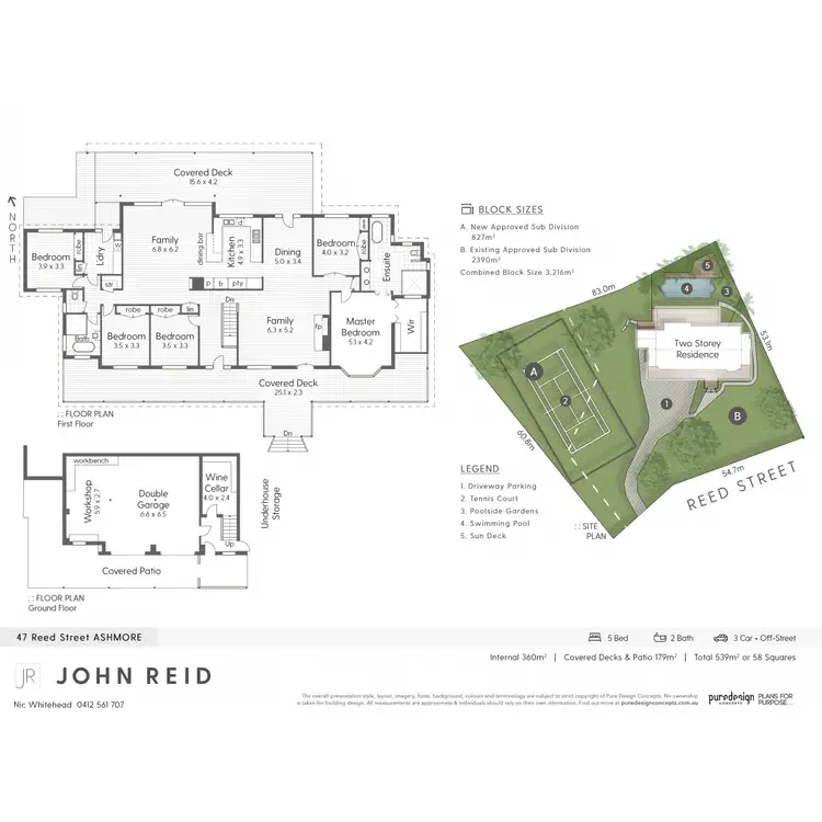 Floorplan of Homely rural property listing, 47 - 49 Reed Street, Ashmore QLD 4214