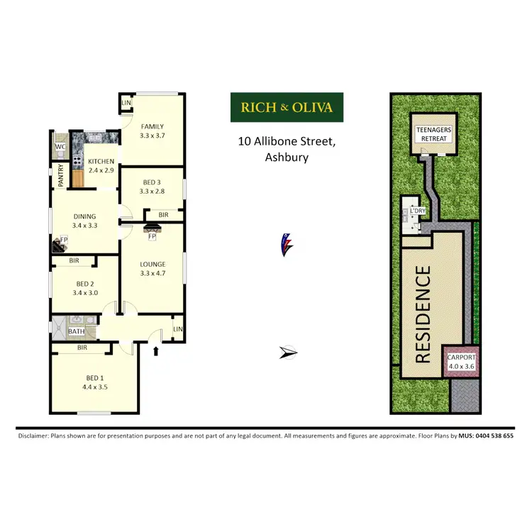 Floorplan of Homely house listing, 10 Allibone Street, Ashbury NSW 2193