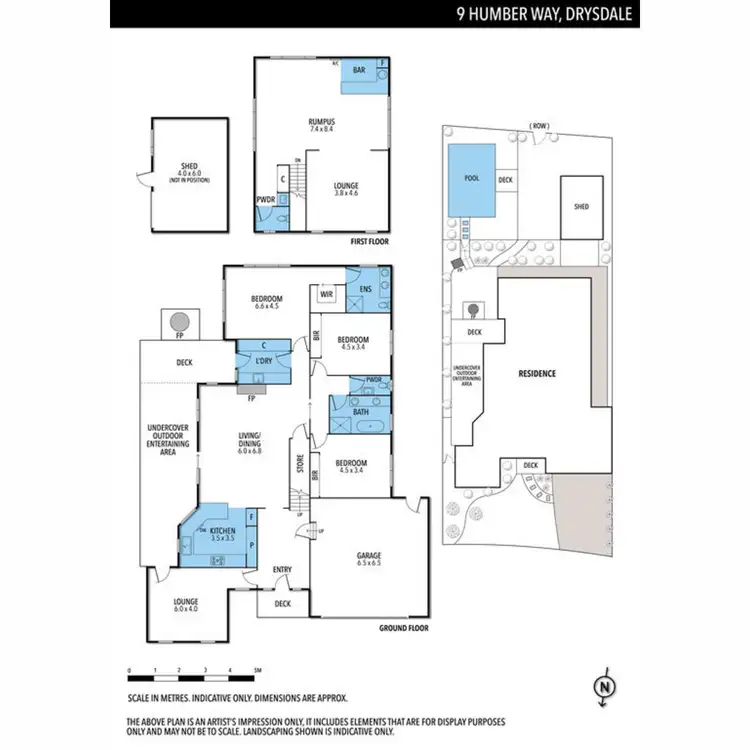 Floorplan of Homely house listing, 9 Humber Way, Drysdale VIC 3222