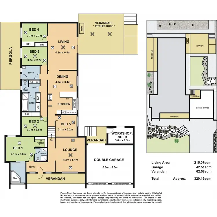 Floorplan of Homely house listing, 7 Marshall Place, Golden Grove SA 5125