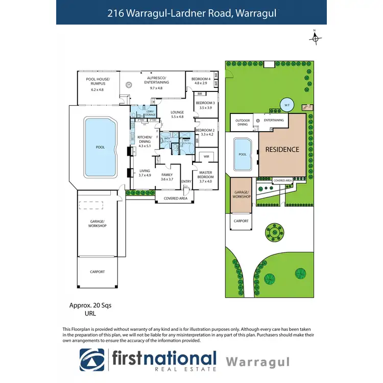 Floorplan of Homely house listing, 216 Warragul Lardner Road, Warragul VIC 3820