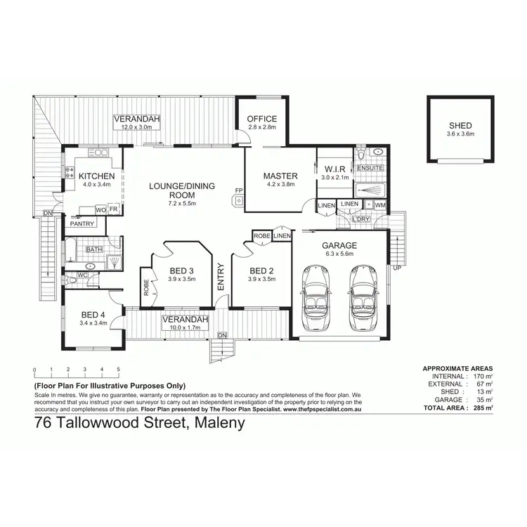 Floorplan of Homely house listing, 76 Tallowwood Street, Maleny QLD 4552