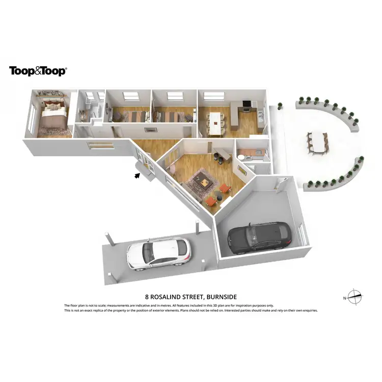 Floorplan of Homely house listing, 8 Rosalind Street, Burnside SA 5066