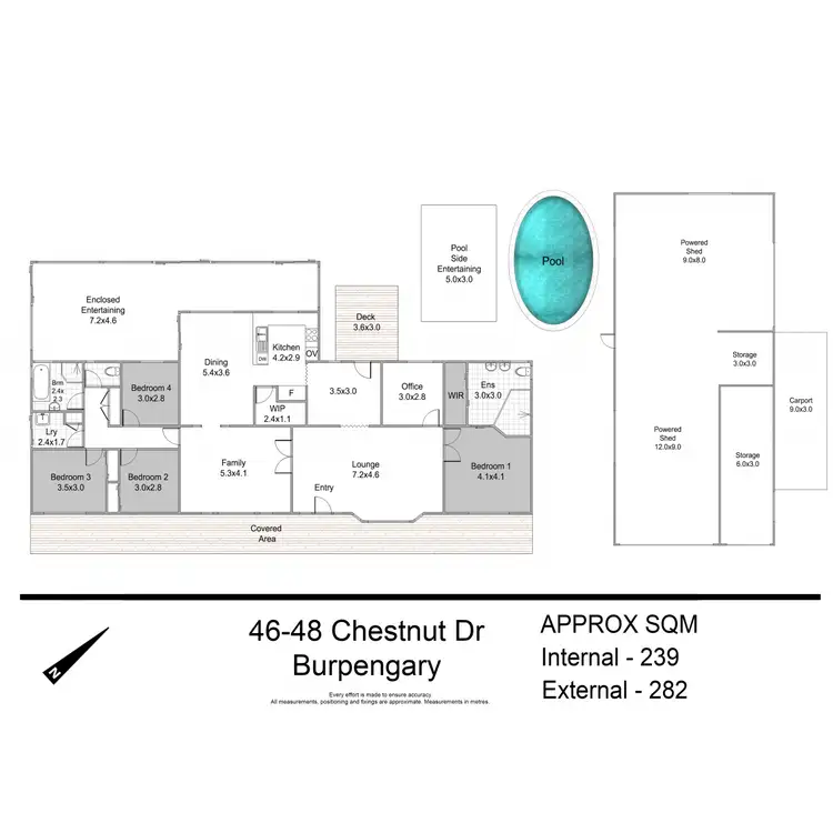 Floorplan of Homely house listing, 46-48 Chestnut Drive, Burpengary QLD 4505