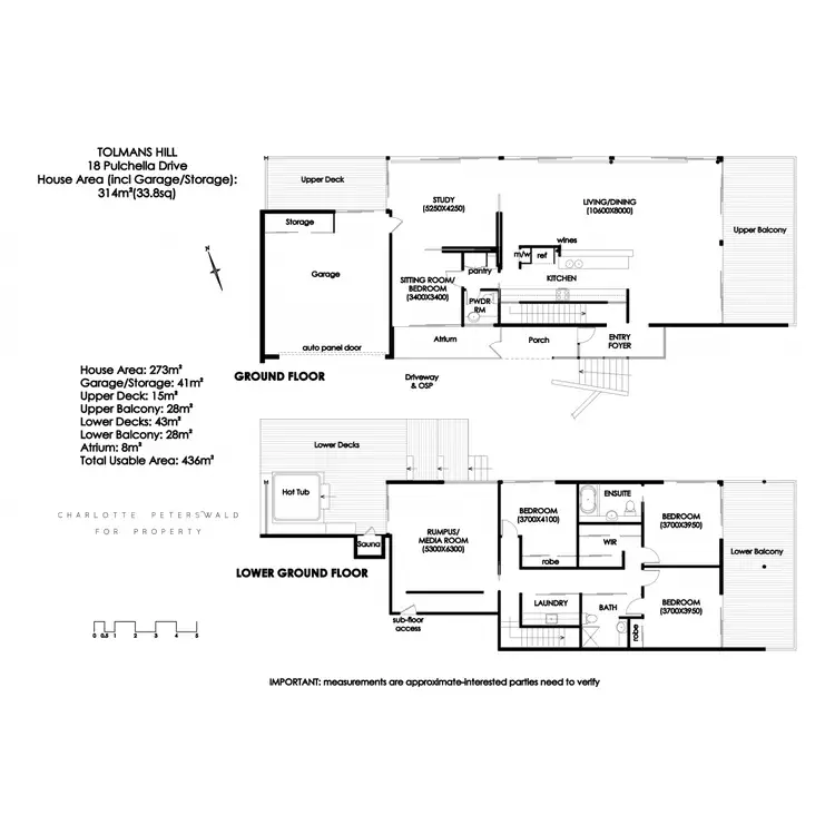 Floorplan of Homely house listing, 18 Pulchella Drive, Tolmans Hill TAS 7007