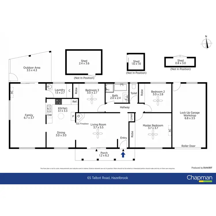 Floorplan of Homely house listing, 65 Talbot Road, Hazelbrook NSW 2779