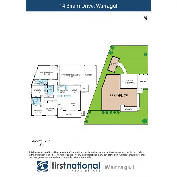 Floorplan of Homely house listing, 14 Biram Drive, Warragul VIC 3820