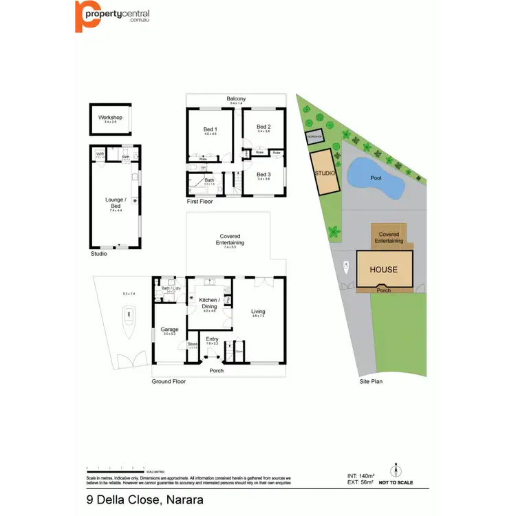 Floorplan of Homely house listing, 9 Della Close, Narara NSW 2250