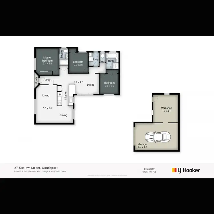 Floorplan of Homely house listing, 27 Cotlew Street, Southport QLD 4215