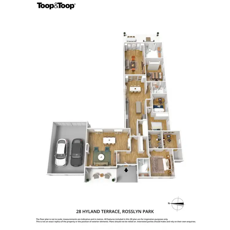 Floorplan of Homely house listing, 28 Hyland Terrace, Rosslyn Park SA 5072
