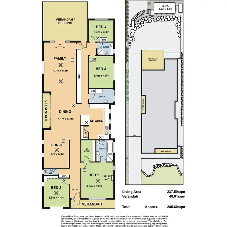Floorplan of Homely house listing, 20A Buckley Crescent, Fairview Park SA 5126