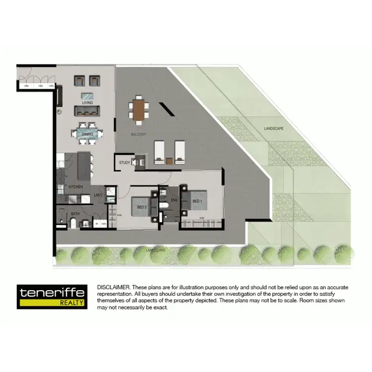 Floorplan of Homely apartment listing, 30 Festival Place, Newstead QLD 4006