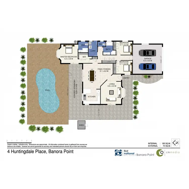 Floorplan of Homely house listing, 4 Huntingdale Place, Banora Point NSW 2486