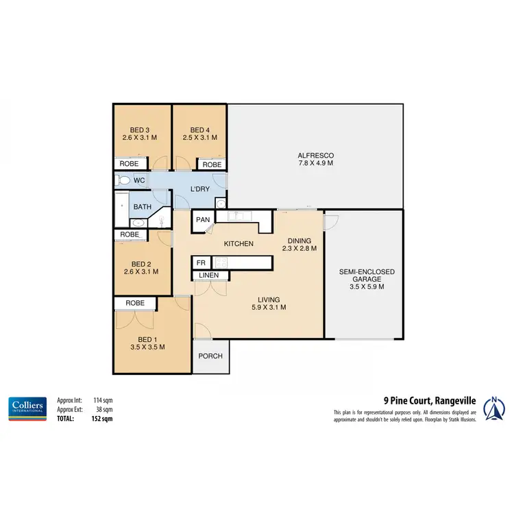 Floorplan of Homely house listing, 9 Pine Court, Rangeville QLD 4350