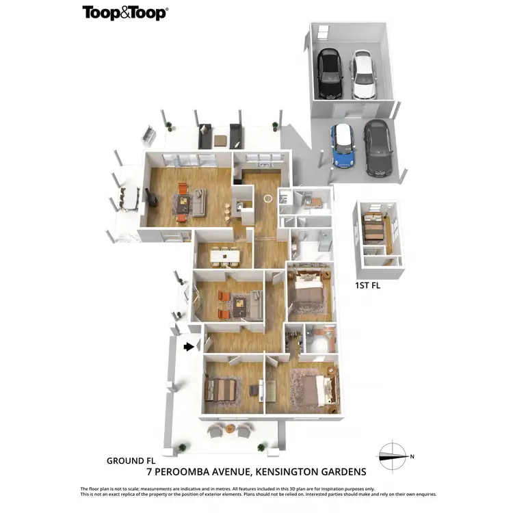 Floorplan of Homely house listing, 7 Peroomba Avenue, Kensington Gardens SA 5068