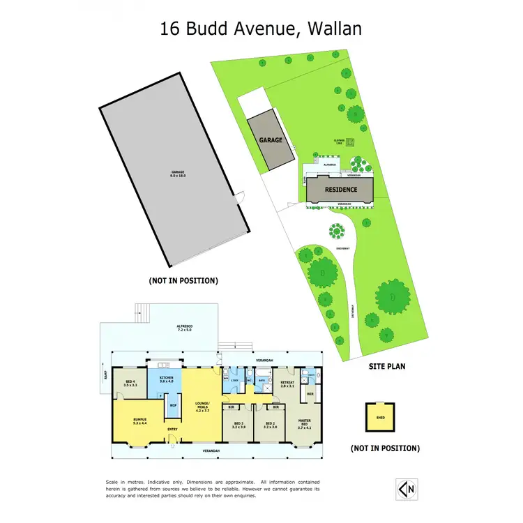 Floorplan of Homely house listing, 16 Budd Avenue, Wallan VIC 3756