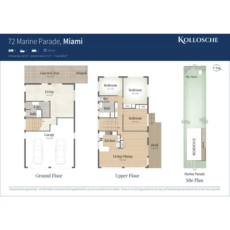 Floorplan of Homely house listing, 72 Marine Parade, Miami QLD 4220