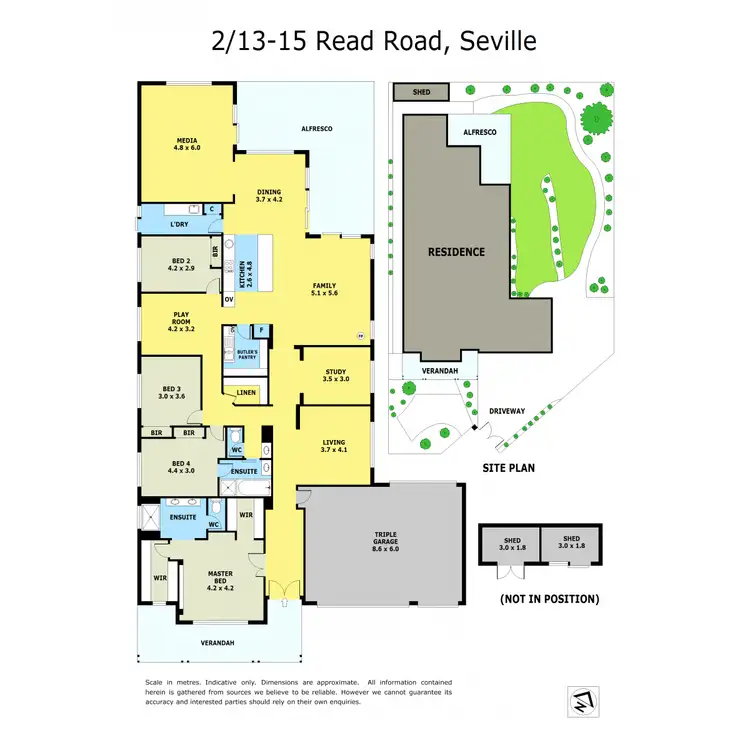 Floorplan of Homely house listing, 2/13-15 Read Road, Seville VIC 3139