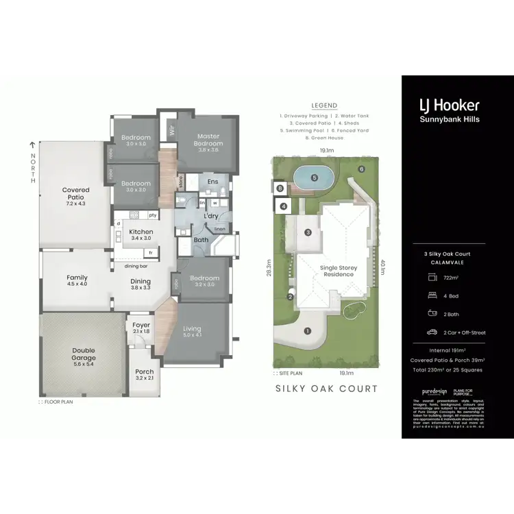 Floorplan of Homely house listing, 3 Silky Oak Court, Calamvale QLD 4116